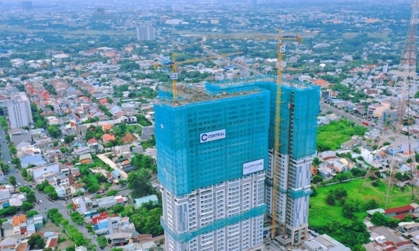 Giàn giáo Ringlock thi công công trình cao tầng Central - Cát Anh